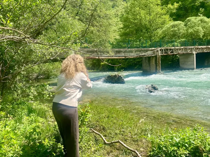 Radika field work in Mavrovo National Park